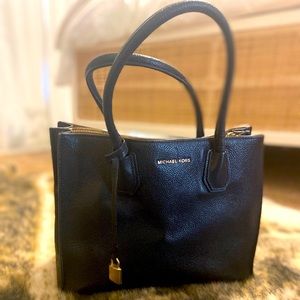 Michael Kors Black Pebble Leather Valerie Bag